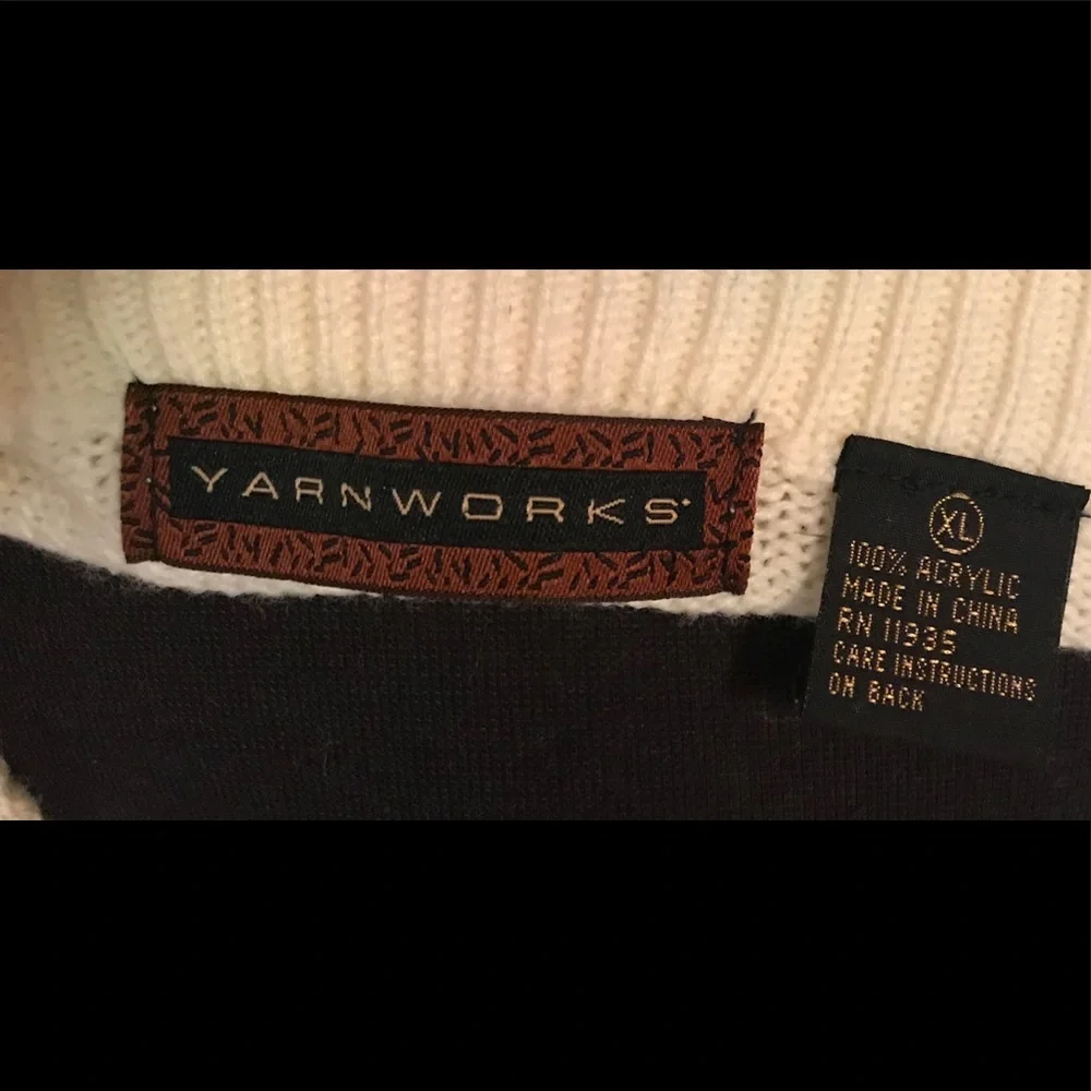 NWOT YARNWORKS CREAM MIDI DRESS - Picture 6 of 6